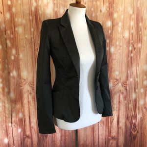 Forever 21 Dark Gray Double Button Blazer